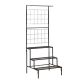 Maxbell Tiered Flower Pot Stand Ladder Flower Pot Holder for Garden Balcony