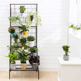 Maxbell Tiered Flower Pot Stand Ladder Flower Pot Holder for Garden Balcony