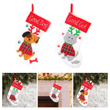 Maxbell Maxbell Reusable Socks Storage Pouch Gift Bag Holiday Tote Christmas Treat Bags Cat