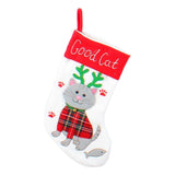 Maxbell Maxbell Reusable Socks Storage Pouch Gift Bag Holiday Tote Christmas Treat Bags Cat