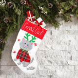 Maxbell Maxbell Reusable Socks Storage Pouch Gift Bag Holiday Tote Christmas Treat Bags Cat