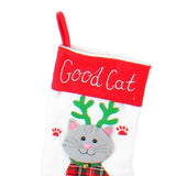 Maxbell Maxbell Reusable Socks Storage Pouch Gift Bag Holiday Tote Christmas Treat Bags Cat