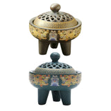 Maxbell Maxbell Ceramic Incense Burner Incense Holder Creative Ornaments for Tea House Brown