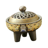 Maxbell Maxbell Ceramic Incense Burner Incense Holder Creative Ornaments for Tea House Brown