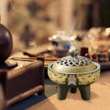 Maxbell Maxbell Ceramic Incense Burner Incense Holder Creative Ornaments for Tea House Brown