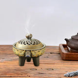 Maxbell Maxbell Ceramic Incense Burner Incense Holder Creative Ornaments for Tea House Brown