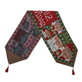Maxbell Christmas Table Runner Xmas House Dress up Winter Dining Table Decoration