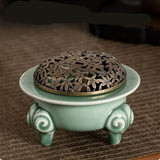 Maxbell Incense Burner Incense Cone Holder Censer Ornament for Home Decoration