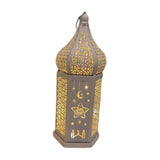 Maxbell Maxbell Desk Lamp Decorative Iron Tabletop Lantern Light for Garden 30x12x10.5cm Star