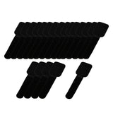 Maxbell Maxbell Reusable Kitchen Appliance Cable Winder Cord Wrapper Cable Ties for Computer 20pcs Black