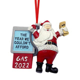Maxbell Maxbell Christmas Decoration 2022 Petrol Santa Claus Costume Cosplay for Decor