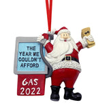 Maxbell Maxbell Christmas Decoration 2022 Petrol Santa Claus Costume Cosplay for Decor