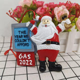 Maxbell Maxbell Christmas Decoration 2022 Petrol Santa Claus Costume Cosplay for Decor