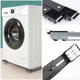 Maxbell Appliance Rollers Extendable Mobile Base Easily Move for Washing Machine White Universal