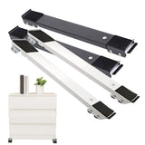 Maxbell Maxbell Appliance Rollers Extendable Mobile Base Easily Move for Washing Machine Black Universal