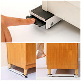 Maxbell Maxbell Appliance Rollers Extendable Mobile Base Easily Move for Washing Machine Black Universal