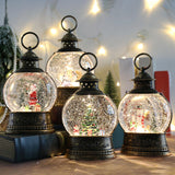Maxbell Maxbell Christmas Snow Globe Lantern Music Box Toy for Tabletop Festival Decor Santa Claus