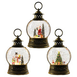 Maxbell Maxbell Christmas Snow Globe Lantern Music Box Toy for Tabletop Festival Decor Santa Claus