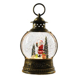 Maxbell Maxbell Christmas Snow Globe Lantern Music Box Toy for Tabletop Festival Decor Santa Claus