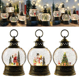Maxbell Maxbell Christmas Snow Globe Lantern Music Box Toy for Tabletop Festival Decor Santa Claus