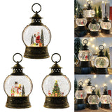 Maxbell Maxbell Christmas Snow Globe Lantern Music Box Toy for Tabletop Festival Decor Santa Claus
