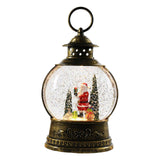 Maxbell Maxbell Christmas Snow Globe Lantern Music Box Toy for Tabletop Festival Decor Santa Claus