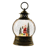 Maxbell Maxbell Christmas Snow Globe Lantern Music Box Toy for Tabletop Festival Decor Santa Claus