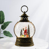 Maxbell Maxbell Christmas Snow Globe Lantern Music Box Toy for Tabletop Festival Decor Santa Claus