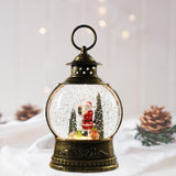 Maxbell Maxbell Christmas Snow Globe Lantern Music Box Toy for Tabletop Festival Decor Santa Claus