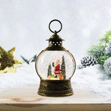 Maxbell Maxbell Christmas Snow Globe Lantern Music Box Toy for Tabletop Festival Decor Santa Claus