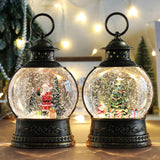 Maxbell Maxbell Christmas Snow Globe Lantern Music Box Toy for Tabletop Festival Decor Christmas Tree