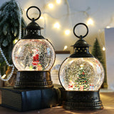 Maxbell Maxbell Christmas Snow Globe Lantern Music Box Toy for Tabletop Festival Decor Christmas Tree
