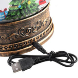 Maxbell Maxbell Christmas Snow Globe Lantern Music Box Toy for Tabletop Festival Decor Christmas Tree