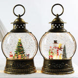 Maxbell Maxbell Christmas Snow Globe Lantern Music Box Toy for Tabletop Festival Decor Christmas Tree