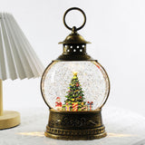 Maxbell Maxbell Christmas Snow Globe Lantern Music Box Toy for Tabletop Festival Decor Christmas Tree