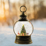 Maxbell Maxbell Christmas Snow Globe Lantern Music Box Toy for Tabletop Festival Decor Christmas Tree