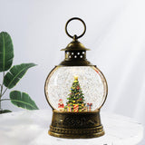 Maxbell Maxbell Christmas Snow Globe Lantern Music Box Toy for Tabletop Festival Decor Christmas Tree