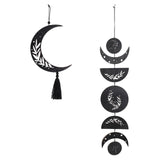 Maxbell Maxbell Moon Phase Wall Hanging Hotel Apartment Decoration Cycle Wall Moon Decor Moon 40cm