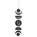 Maxbell Moon Phase Wall Hanging Hotel Apartment Decoration Cycle Wall Moon Decor Cycle Moon 78cm