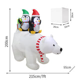 Maxbell Maxbell Christmas Inflatable Decoration Air Inflated for Backyard Garden Prop