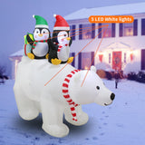 Maxbell Maxbell Christmas Inflatable Decoration Air Inflated for Backyard Garden Prop