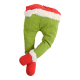 Maxbell Cute Elf Leg Christmas Tree Decoration Decorate for Garland Door Hanging S