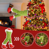 Maxbell Maxbell Cute Elf Leg Christmas Tree Decoration Decorate for Garland Door Hanging L