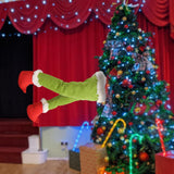 Maxbell Maxbell Cute Elf Leg Christmas Tree Decoration Decorate for Garland Door Hanging L