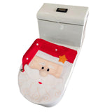 Maxbell Maxbell Toilet Seat Cover Christmas Supplies Party Bathroom Ornament Decoration