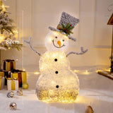 Maxbell Maxbell Snowman Light Ornament LED Lamp Photo Prop Decoration Crafts Sculpture Small