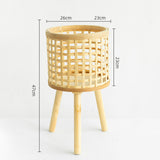 Maxbell Maxbell Nordic Bamboo Woven Plant Stand for Home Apartment Decoration and Display Medium