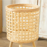 Maxbell Maxbell Nordic Bamboo Woven Plant Stand for Home Apartment Decoration and Display Large