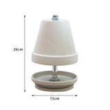 Maxbell Candle Holder Decor Ornament Tea Light Ceramic Fireplace Garden