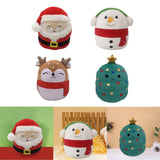 Maxbell Maxbell Christmas Plush Toy Stuffed Doll Cartoon Throw Pillow Santa